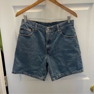 Levi's Classic Blue Denim Women's Shorts Vintage 10